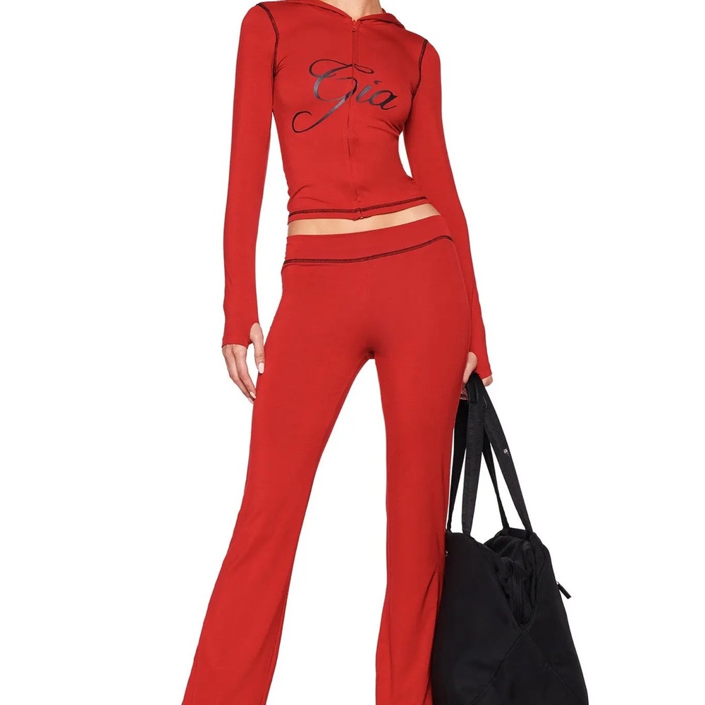 Gia Red Women's Track Pants & Joggers